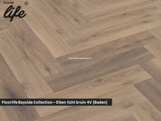 Floorlife Bayside Collection (visgraat) - Eiken licht bruin V4 3766