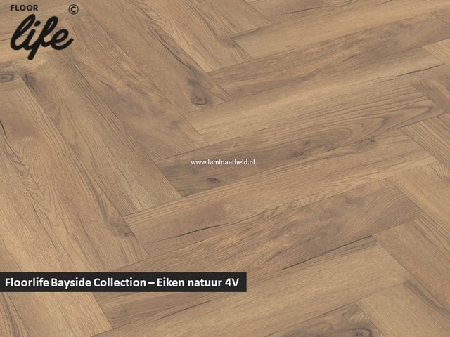 Floorlife Bayside Collection (visgraat) - Eiken natuur V4 2422