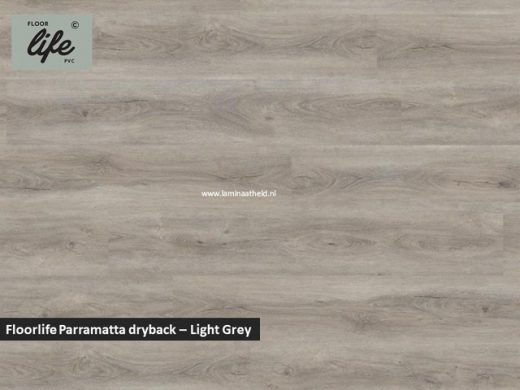 Floorlife Parramatta Collection dryback pvc - Light Grey