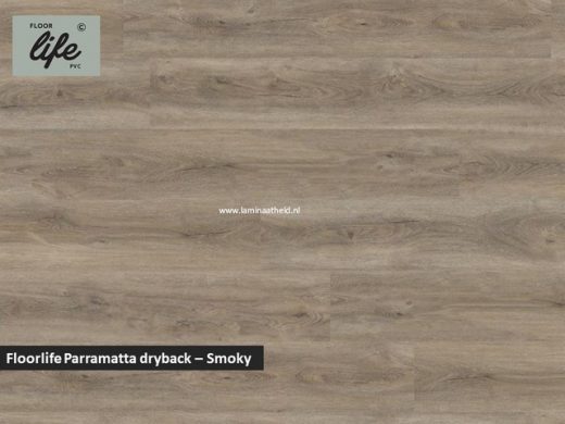 Floorlife Parramatta Collection dryback pvc - Smoky