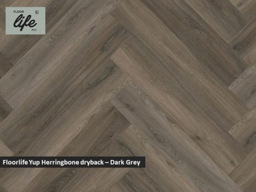 Floorlife Yup dryback pvc - Dark Grey