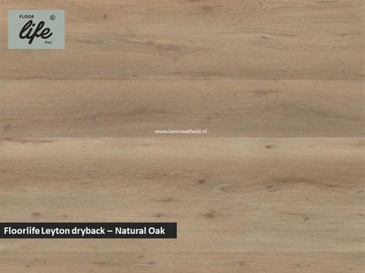 Floorlife Leyton dryback pvc - Natural Oak