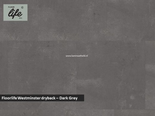 Floorlife Westminster dryback pvc - Dark Grey