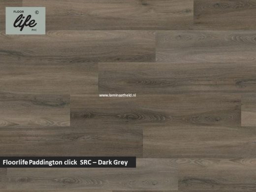 Floorlife Paddington click SRC pvc - Dark grey
