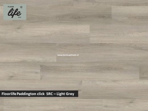 Floorlife Paddington click SRC pvc - Light Grey
