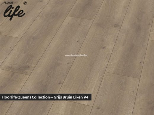 Floorlife Queens Collection - Grijs Bruin Eiken V4
