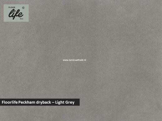 Floorlife Peckham dryback pvc - Light Grey
