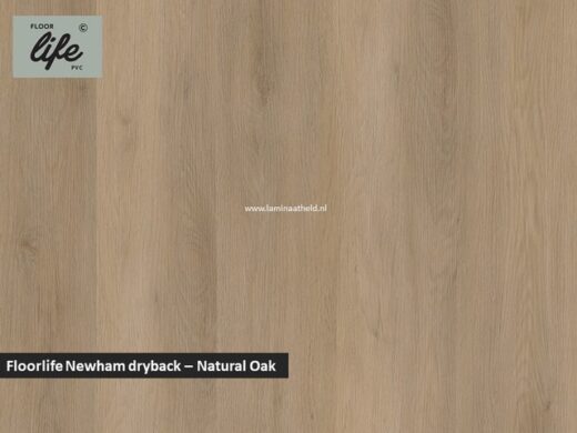 Floorlife Newham dryback pvc - Natural Oak