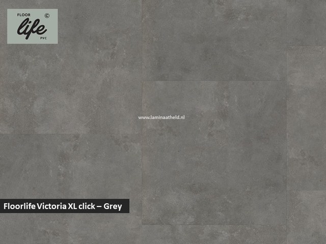 Floorlife Victoria XL click pvc - Grey