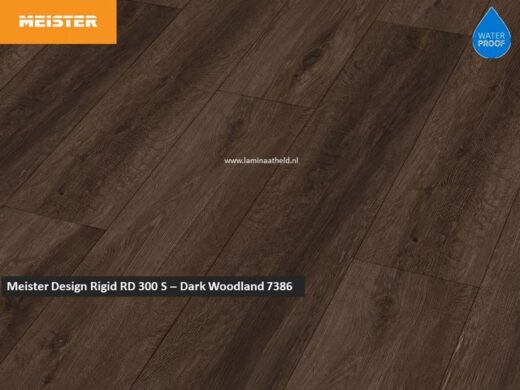 Meister Designvloer Rigid RD300S - Dark Woodland 7386