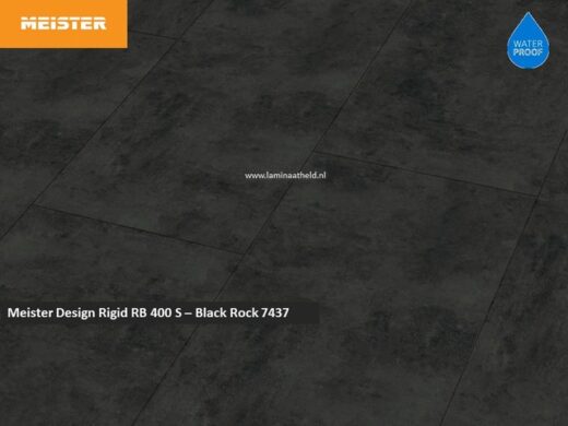 Meister Designvloer Rigid RB400S - Black Rock 7437
