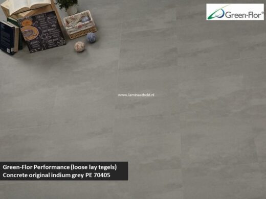 Green-Flor Performance Loose Lay tegels - Concrete original indium grey PE70405